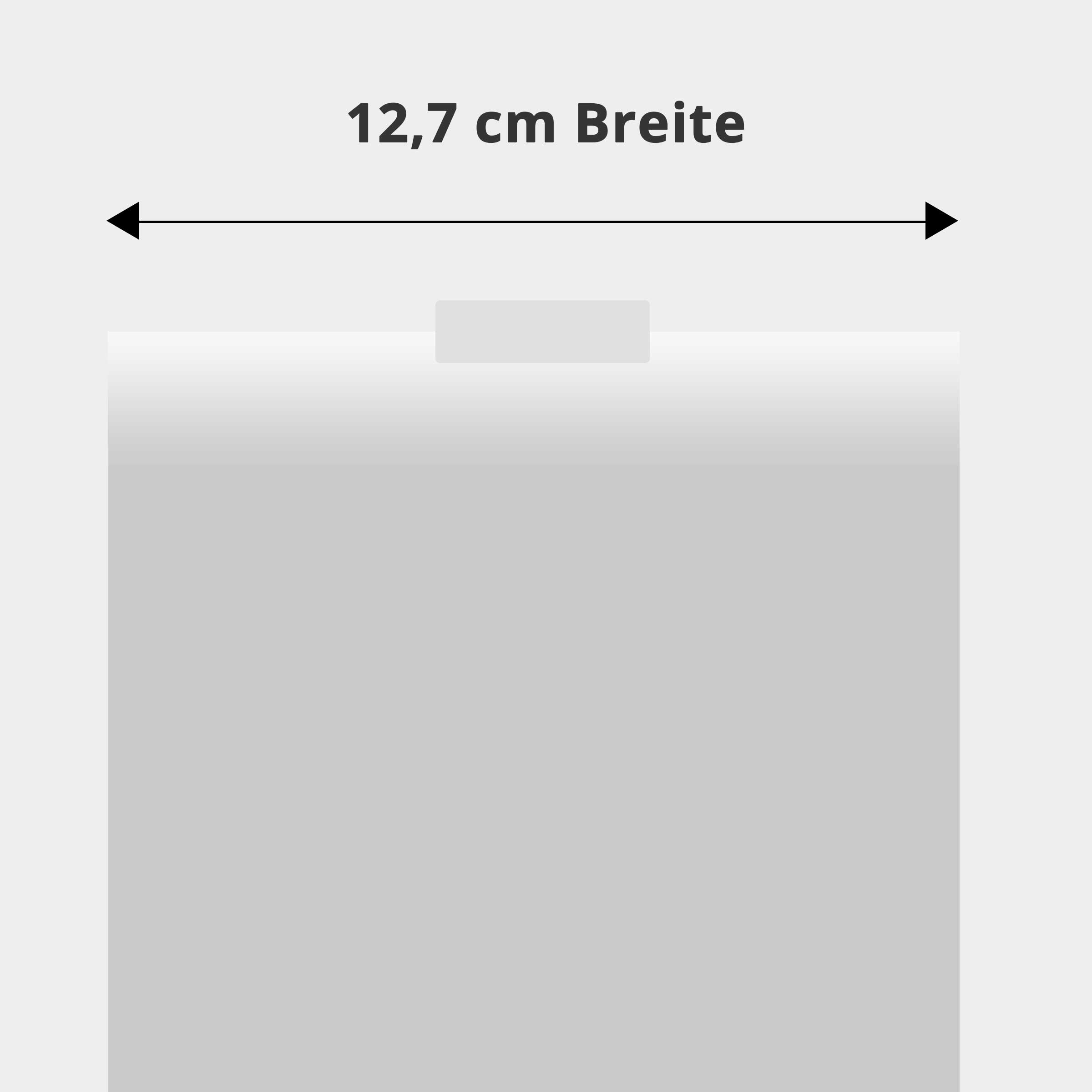 Lamellenbreite 12,7 cm Zeichnung